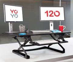 CLASSIC 120 Dual Monitor Standing Desk Converter
