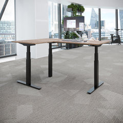 ACTIVE 3+ Dual Motor Electric L-Shape Corner Standing Desk 160x160x 80x60cm
