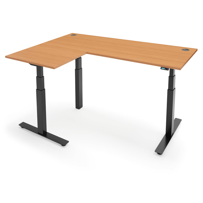 ACTIVE 3+ Dual Motor Electric L-Shape Corner Standing Desk 160x160x 80x60cm