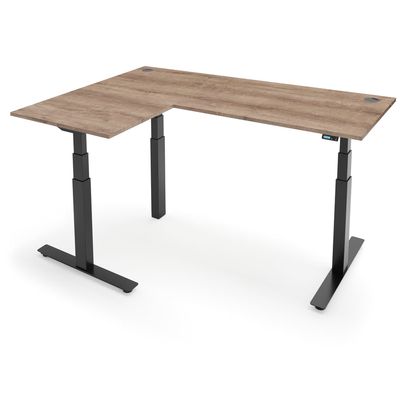 ACTIVE 3+ Dual Motor Electric L-Shape Corner Standing Desk 160x160x 80x60cm
