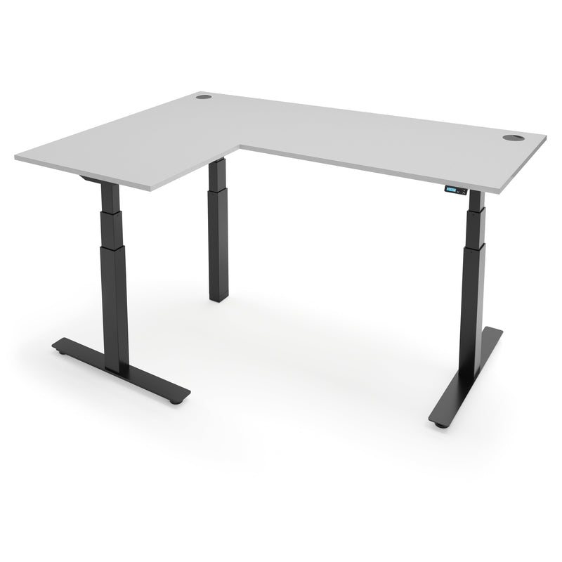 ACTIVE 3+ Dual Motor Electric L-Shape Corner Standing Desk 160x160x 80x60cm