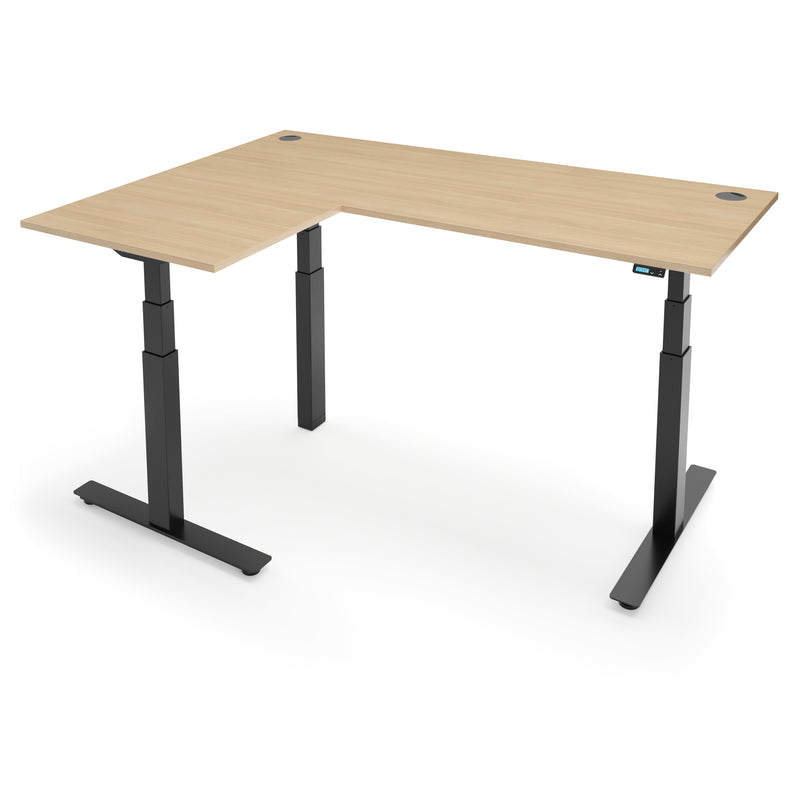 ACTIVE 3+ Dual Motor Electric L-Shape Corner Standing Desk 160x160x 80x60cm