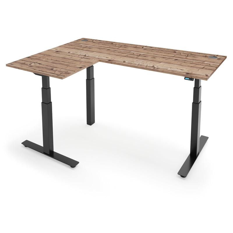 ACTIVE 3+ Dual Motor Electric L-Shape Corner Standing Desk 160x160x 80x60cm