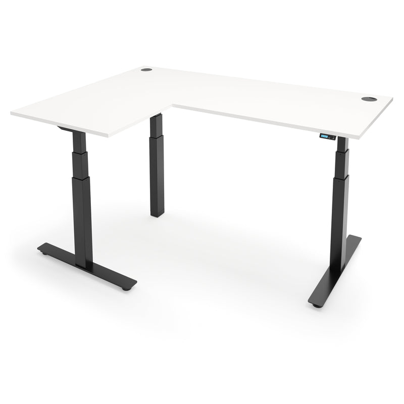 ACTIVE 3+ Dual Motor Electric L-Shape Corner Standing Desk 160x160x 80x60cm