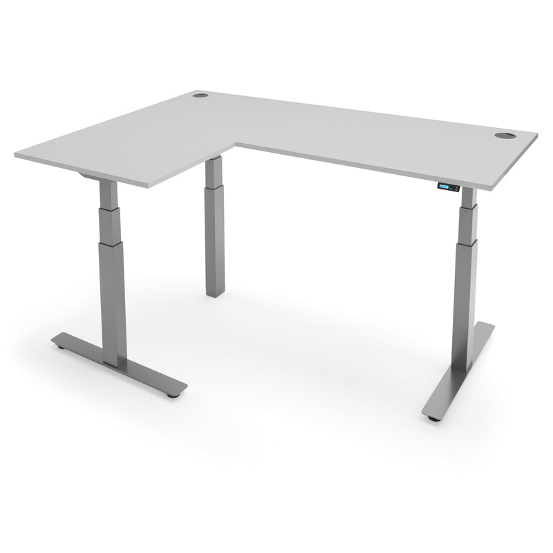 ACTIVE 3+ Dual Motor Electric L-Shape Corner Standing Desk 160x160x 80x60cm