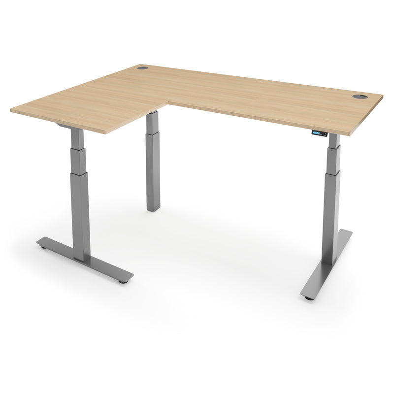 ACTIVE 3+ Dual Motor Electric L-Shape Corner Standing Desk 160x160x 80x60cm