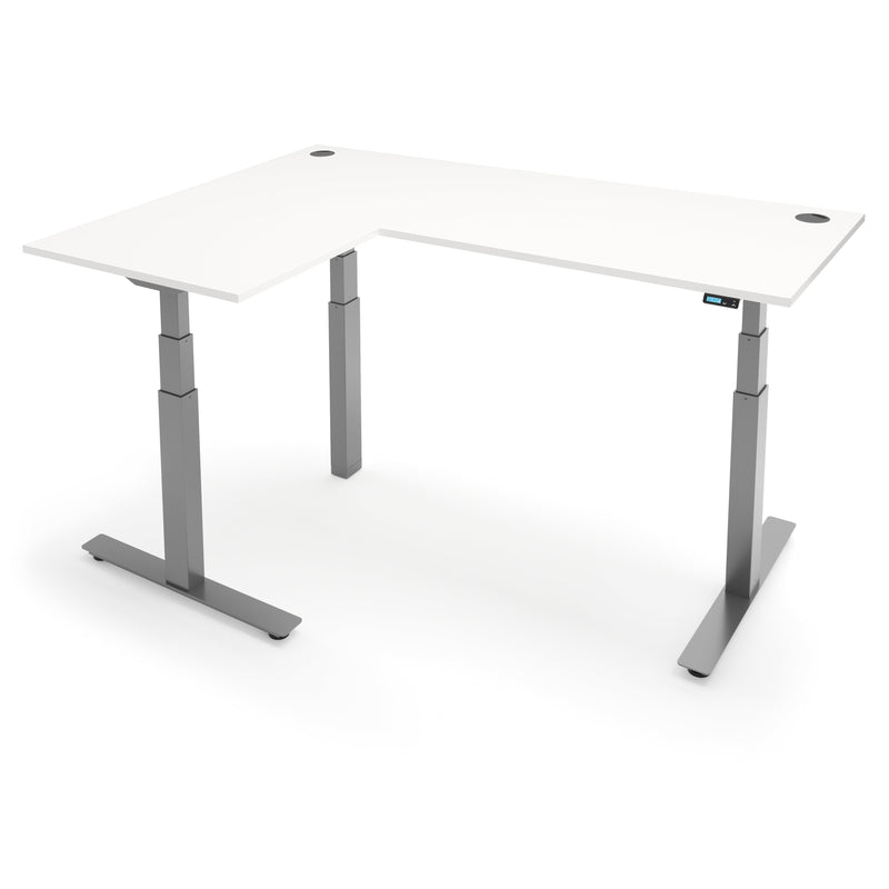 ACTIVE 3+ Dual Motor Electric L-Shape Corner Standing Desk 160x160x 80x60cm