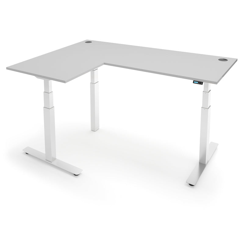 ACTIVE 3+ Dual Motor Electric L-Shape Corner Standing Desk 160x160x 80x60cm