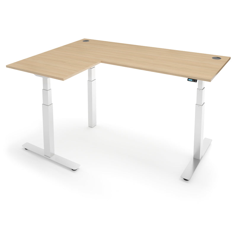 ACTIVE 3+ Dual Motor Electric L-Shape Corner Standing Desk 160x160x 80x60cm