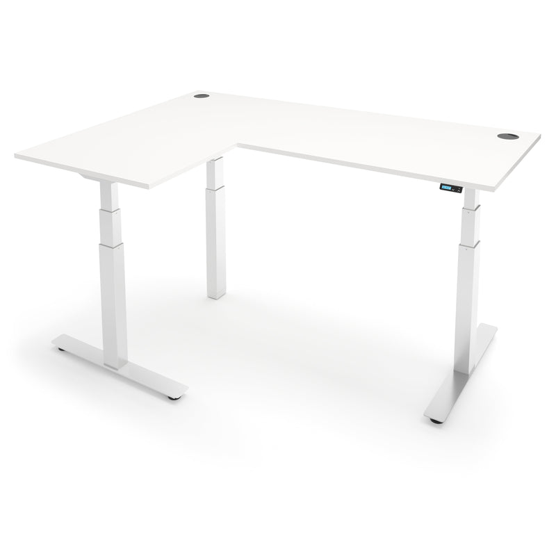ACTIVE 3+ Dual Motor Electric L-Shape Corner Standing Desk 160x160x 80x60cm