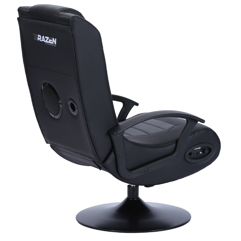 BraZen Stag 2.1 Bluetooth Surround Sound Gaming Chair - Grey