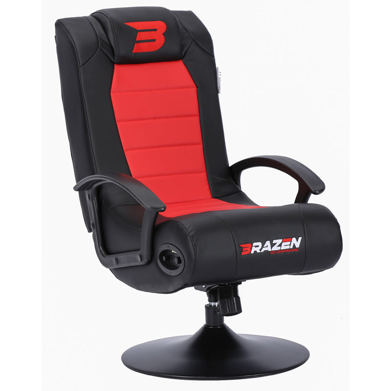 BraZen Stag 2.1 Bluetooth Surround Sound Gaming Chair - Red