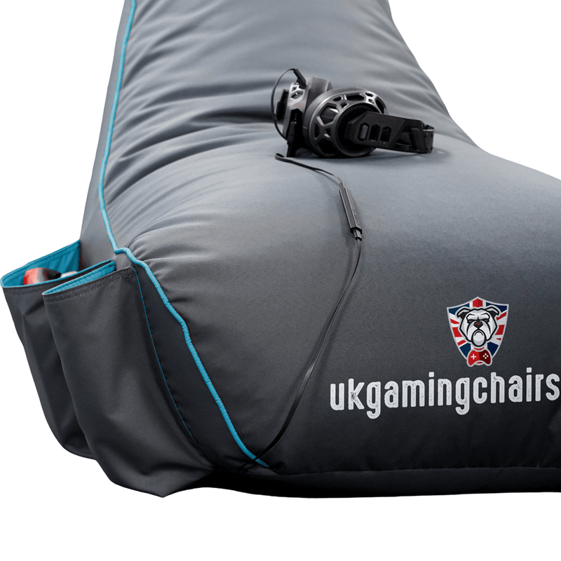 Bulldog Gaming Bean Bag Blue - Adult Size