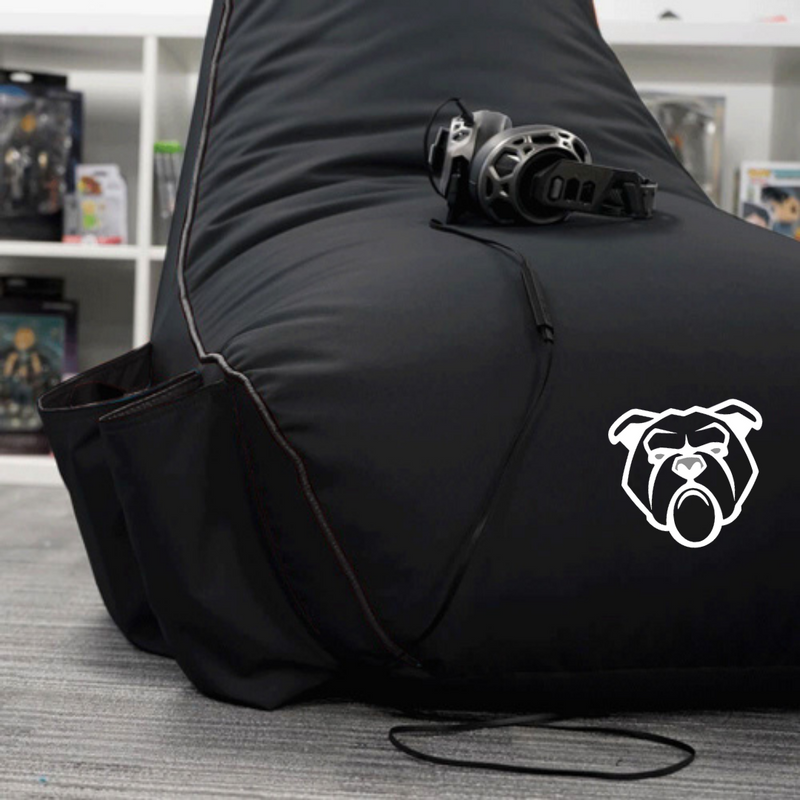 Bulldog Gaming Bean Bag Black - Junior Size