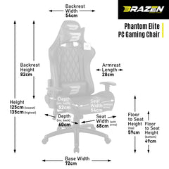 BraZen Phantom Elite PC Gaming Chair